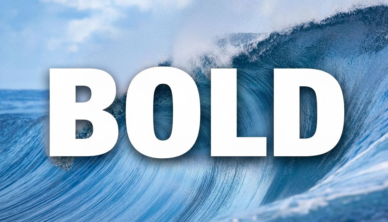 Bold Text Overlay